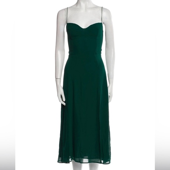 Aqua Corset Midi Dress Size Large NWT - Picture 2 of 16